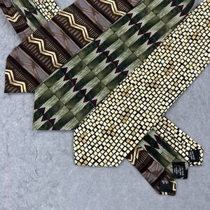 Lot of 3 Grateful Dead Ties VTG 100% Silk 1996 Patterned Retro 4th 6th 7th Set